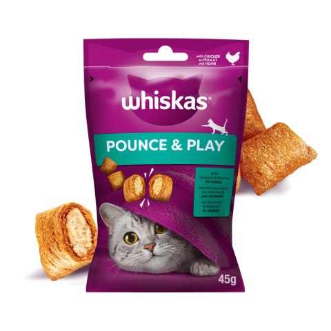 Whiskas Energia I Witalność Przysmak Dla Kota Z Kurczakiem 45g Whiskas