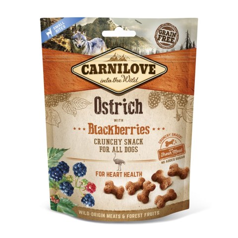 Carnilove Crunchy Snack Struś I Jeżyna Dla Psów 200g Carnilove