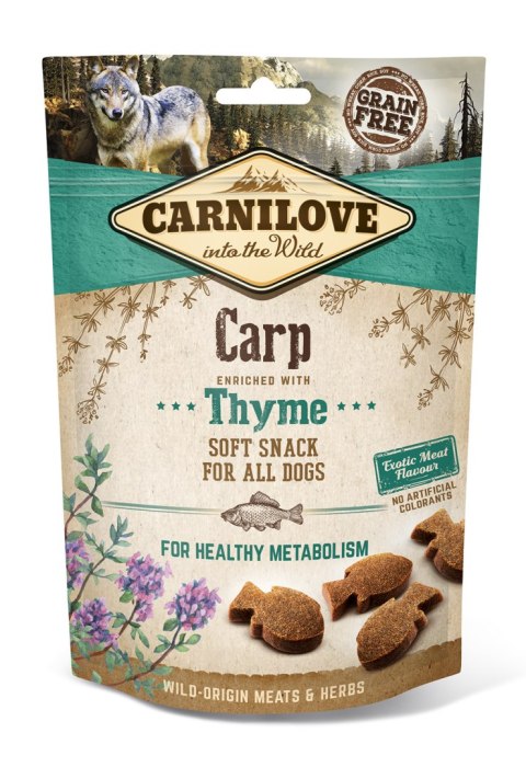 Carnilove Semi-Moist Snack Karp I Tymianek Dla Psów 200g Carnilove