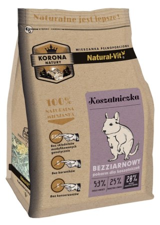 KORONA NATURY Natural-Vit Pokarm Dla Koszatniczki 750g Korona Natury