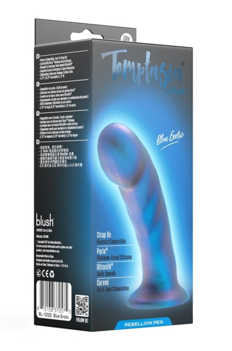 TEMPTASIA REBELLION PEG BLUE EROTIC Blush