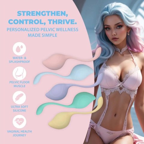 Pelvic Stem Kegel Kit - Multicolor Loveline