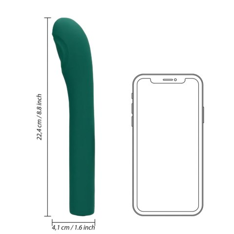 Pulse Wave G-Spot Vibrator - Green Crystal Loveline