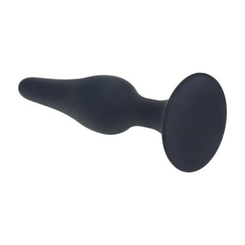 Slim Silicone Anal Plug - S - Black Levelz