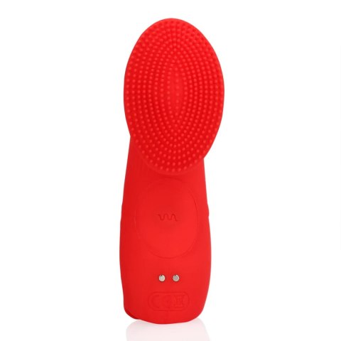 Textured Finger Vibrator - Sunrise Red Loveline