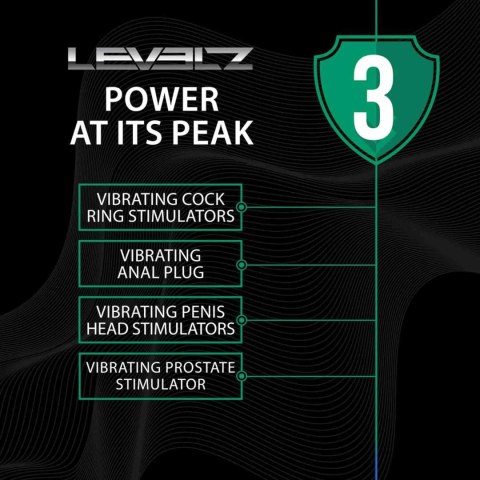 Vibrating Cock and Ball Ring with Paw Stimulator - Black Levelz