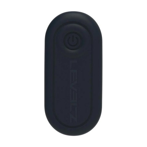 Dual Motor Remote Control Beaded Vibrating Liquid Silicone Prostate Stimulator - Black Levelz