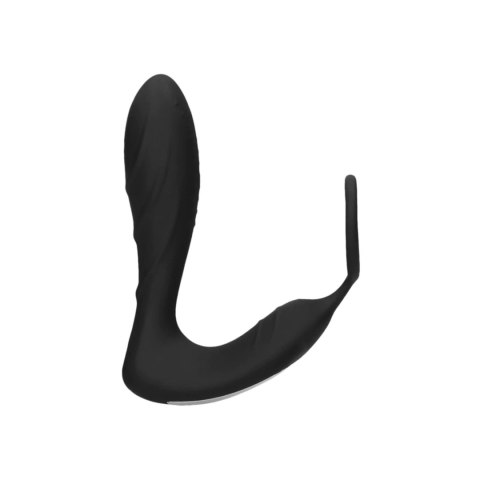 E-stim Vibrating Butt Plug Cockring Ouch!