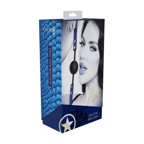 Florence Collection - Silicone Ball Gag - Blue Ouch!