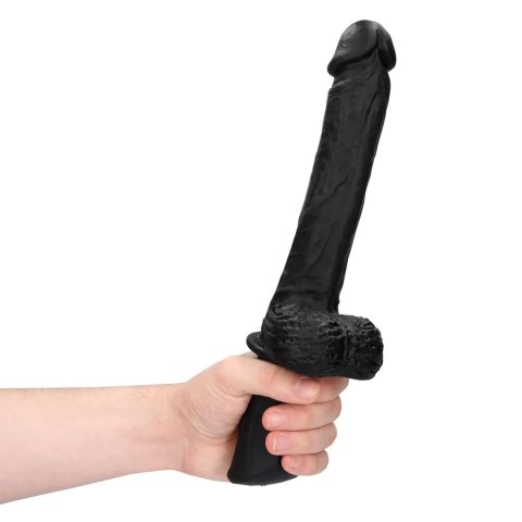 Hand Held Liquid Silicone Vibrating and Thrusting Sex Machine - Black Ouch!