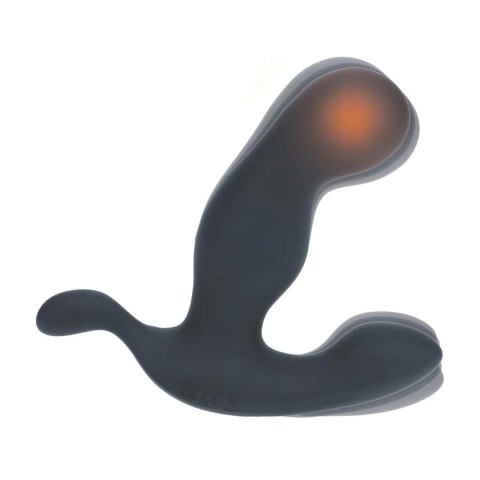 Heating and Vibrating Silicone Prostate Stimulator - Black Levelz
