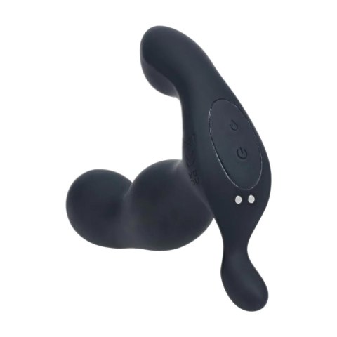 Heating and Vibrating Silicone Prostate Stimulator - Black Levelz
