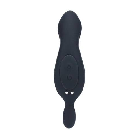 Heating and Vibrating Silicone Prostate Stimulator - Black Levelz