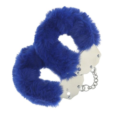 Heavy-duty Fluffy Handcuffs - Navy Ouch!