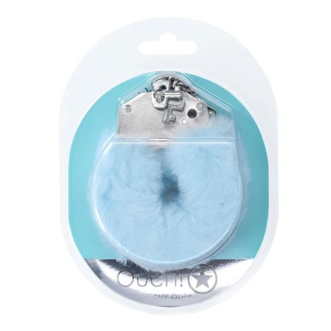 Heavy-duty Fluffy Handcuffs - Powder Blue Ouch!