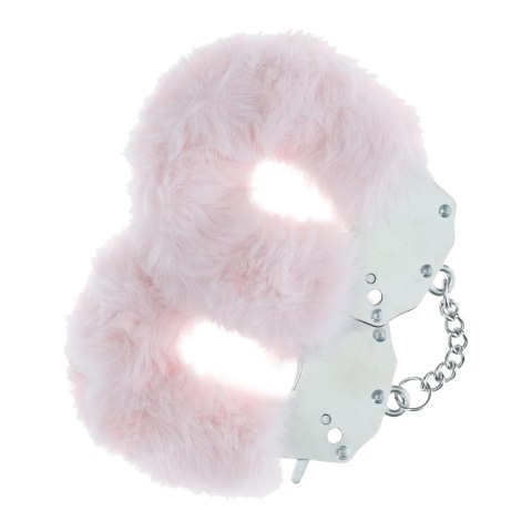 Heavy-duty Fluffy Handcuffs - Powder Pink Ouch!