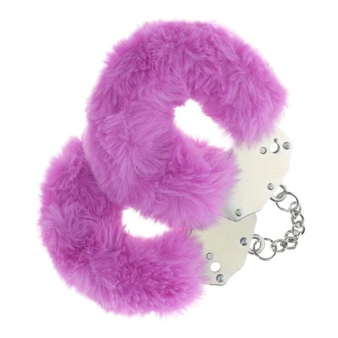 Heavy-duty Fluffy Handcuffs - Purple Ouch!