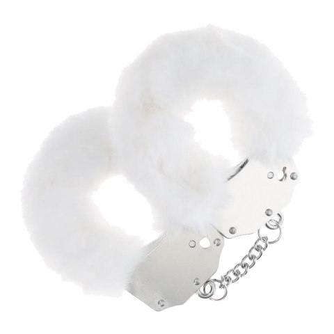 Heavy-duty Fluffy Handcuffs - White Ouch!