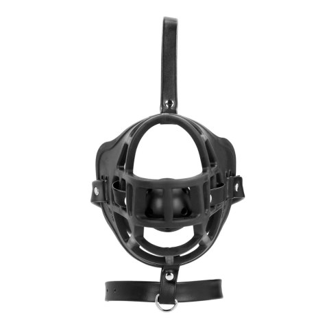 Muzzle with Removable Ball Gag - Black Ouch!