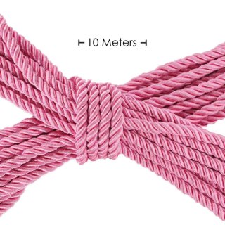 Polyester Bondage Rope - 32.8 ft / 10 m - Pink Ouch!
