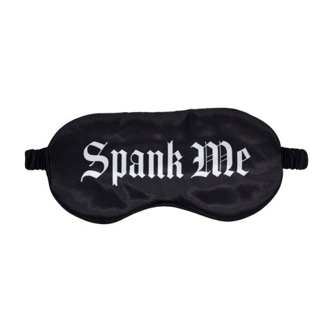 Spank Me - Printed Satin Mask Ouch!