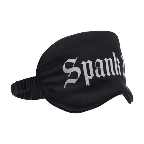 Spank Me - Printed Satin Mask Ouch!