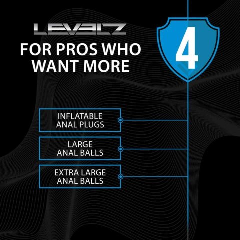 Waterdrop Silicone Anal Balls - L - 40mm - Black Levelz by Shots